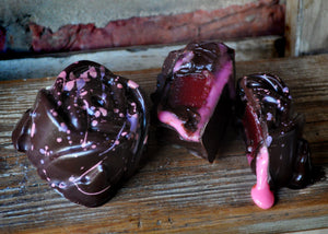 Rosy Parma Violet Chocolate Rose - Mother's Day - Vegan